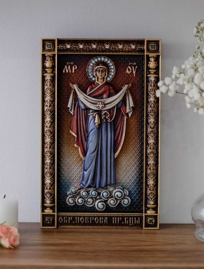 икона Богоматери - иконописная мастерская Ивана Богомаза